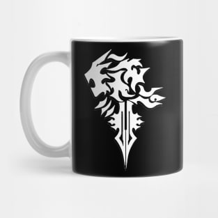 Logo FF8 Blanco Negro Mug